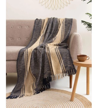 Navy and Sand Cabana Stripe...