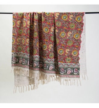 Ruby Garden Tassel Woven...