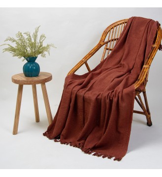 Terracotta Tassel Woven...