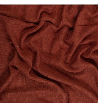 Terracotta Tassel Woven Throw Blanket